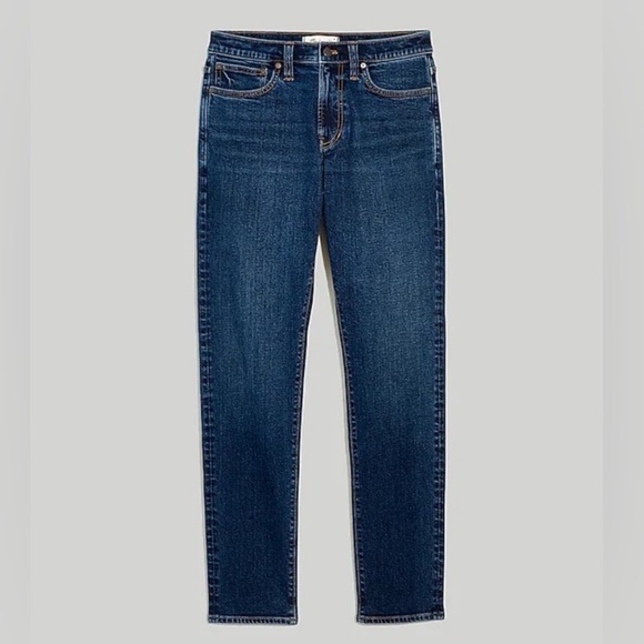 NWT Mens Madewell Athletic Slim Blue Jeans Flex Stretch Denim N1995 SIZE 34 x 34